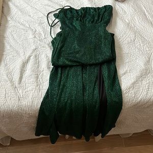 Lulus size small lace up prom dress